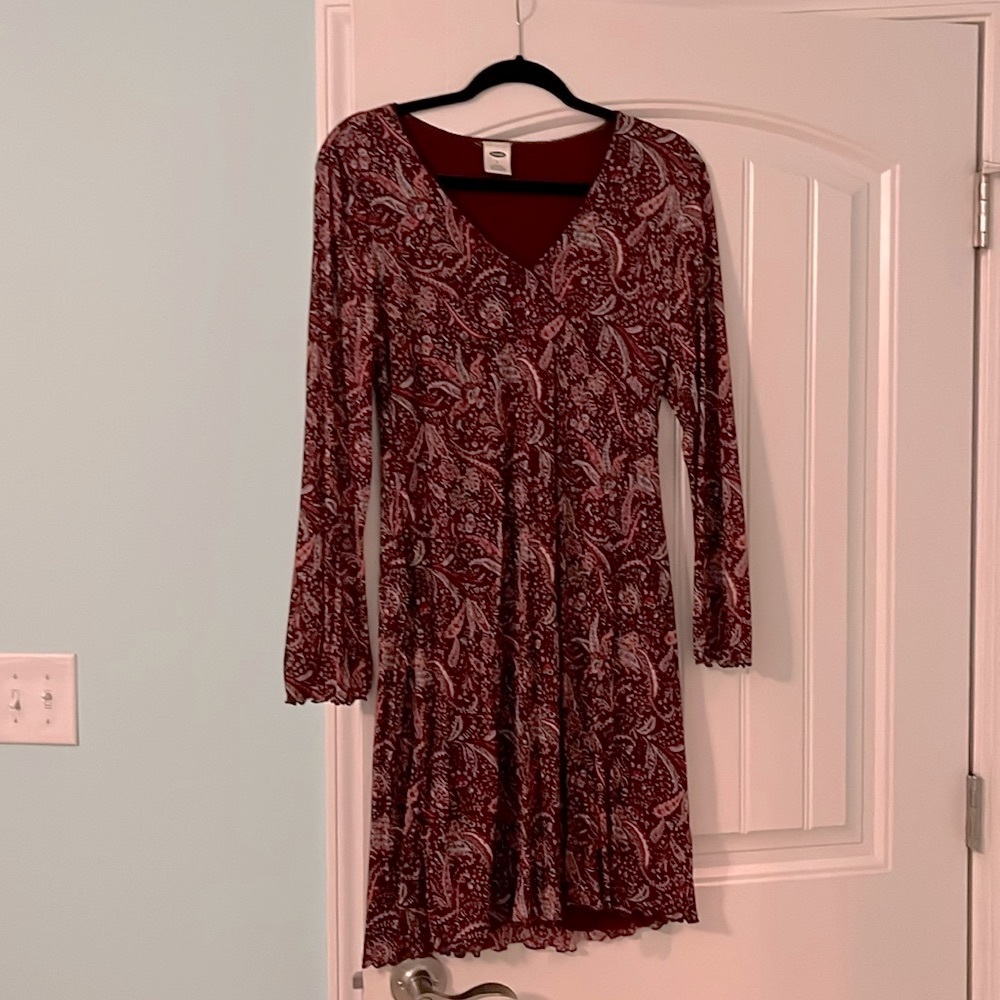 Vintage Old Navy print dress, late 90’s/early 2000’s